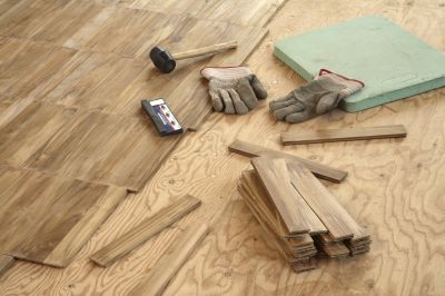 Wide Plank Floor Installation